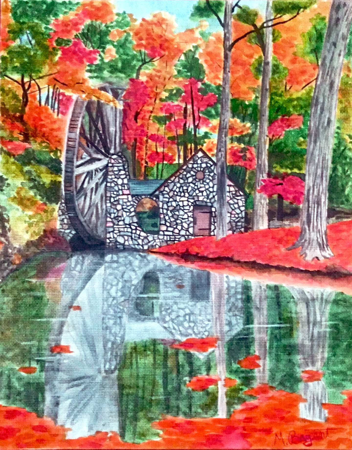 Autumn Watermill